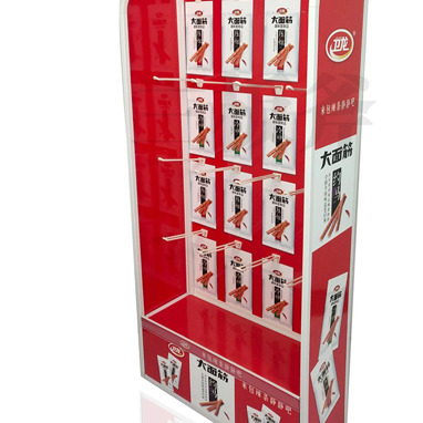 Hanging Hooks Display Plastic Hanging Hooks With Printing Display Rack